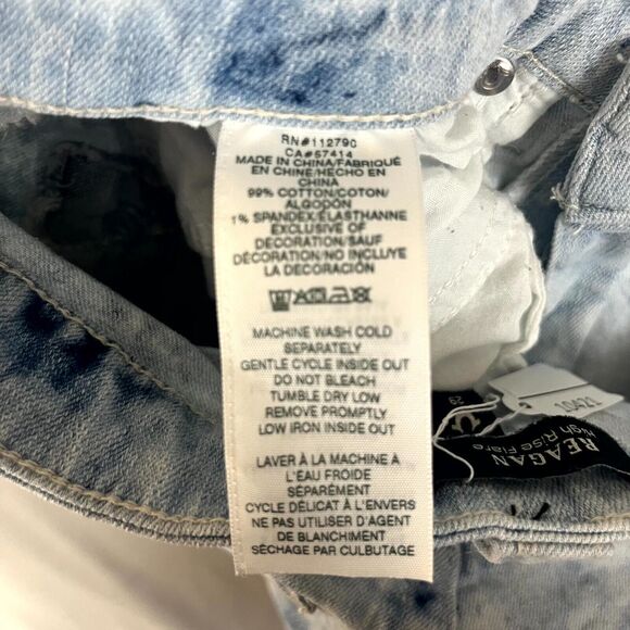 True Religion Jeans Women's 29 Blue White Tie Dye Flared Leg Festival Retro Boho - Picture 8 of 10